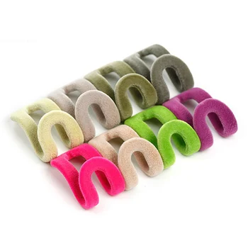 

5Pcs Rack Hooks Wardrobe Space Save Non-slip Magic Flock Clothes Hanger Home Storage Organization Flocking Clothes Hanger