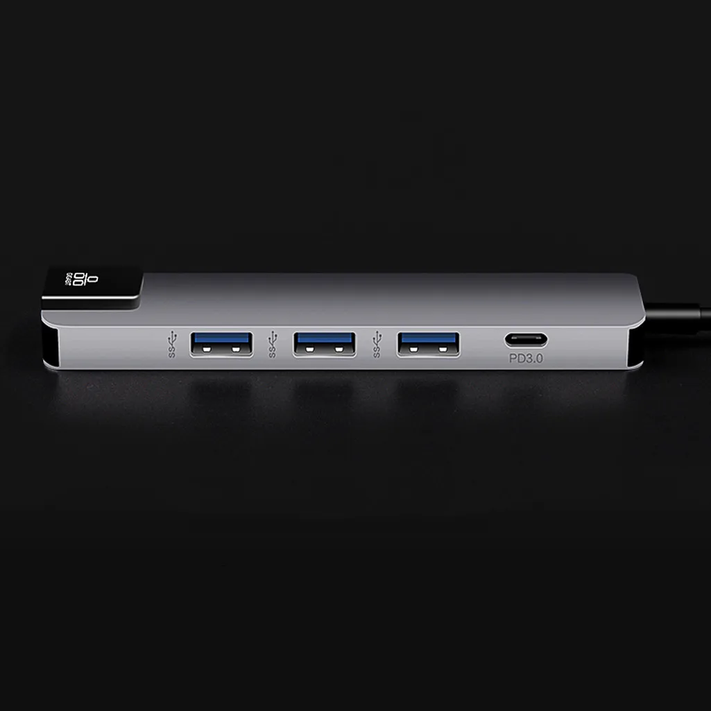 USB концентраторы Heat-5in1 концентратор USB Type C 4K Hdmi USB C a Gigabit Ethernet RJ45 LAN адаптер для компьютера ноутбук Настольный ПК 19OCT31