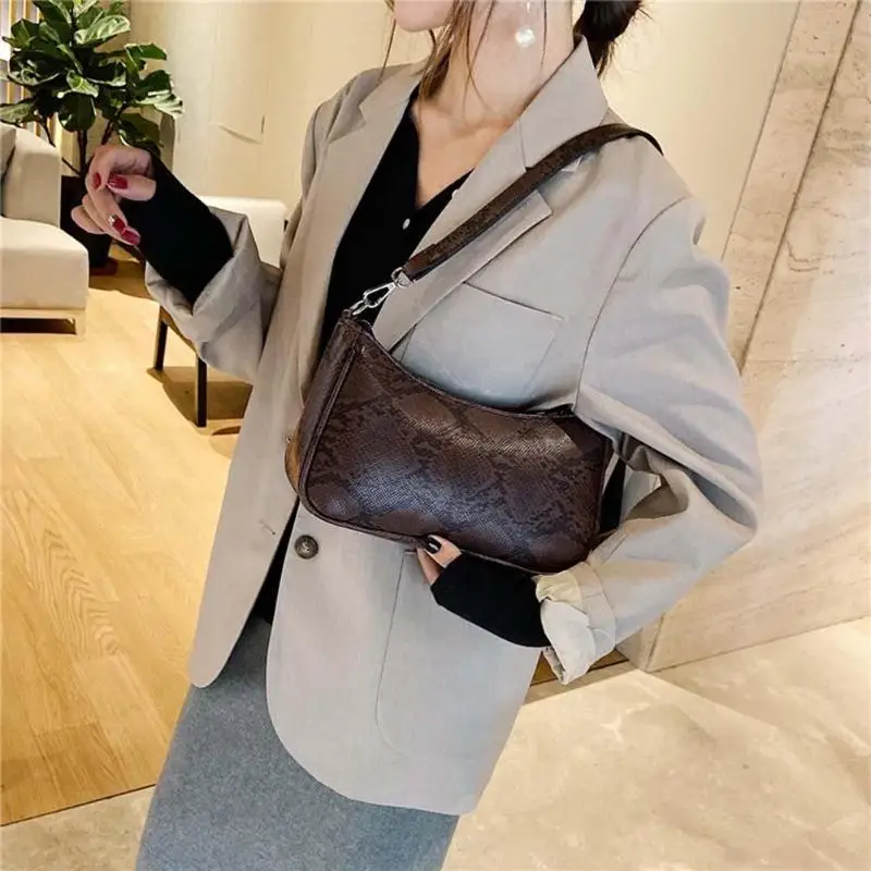 

Hot Sale Handbags Skillful Manufacture Fashion Women Handbag Serpentine PU Leather Shoulder Shopping Bag Elegant Totes