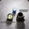 EDC Brass Torch LED Flashlight Torch Pocket Light 10 Switch Modes Outdoor Camping Light Use 14500 16340 ► Photo 3/5