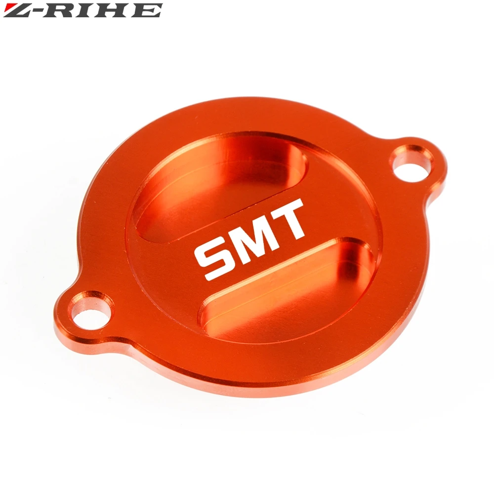Для KTM 990 SMT 990-SMT 990SMT 2009 2010-2013 аксессуары для мотоциклов масляная крышка масляный топливный фильтр гоночный бак двигателя крышка SMT - Цвет: Orange SMT