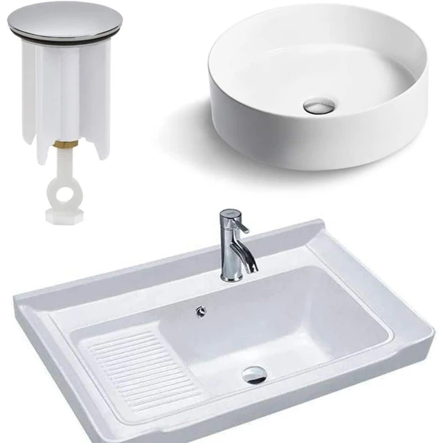 Tappo da bagno staccabile universale tappo per lavandino tappo per lavabo  tappo di scarico per sollevamento manuale regolabile cucina di casa  accessori per il bagno - AliExpress