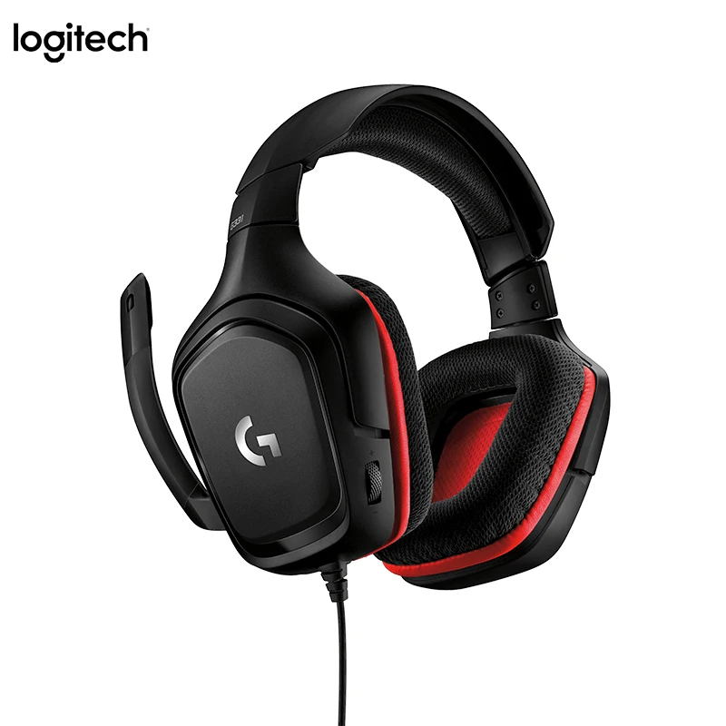 Оригинальные игровые стереонаушники logitech G331, микрофон с шумоподавлением, разъем 3,5 мм, Совместимость с ПК/Mac для Xbox One, PS4, обновление G231