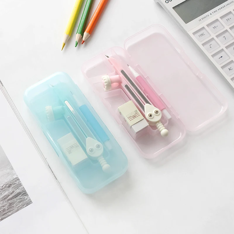 Jianwu конфеты цвет простой сплошной карандаш компасы три комплекта правители