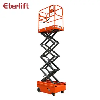 

Mini Mobile Scissor Lift with Max Working Height 5.9 Meters