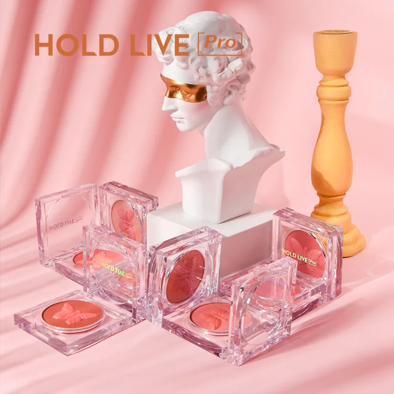 Макияж бисер матовые мелкие румяна смешанные цвета кремовый абрикосовый