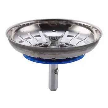 

Kitchen Sink Stopper Plug Drainer Filter Cover Stainless Steel Bathroom Basin Strainer Household Replacement Supplies