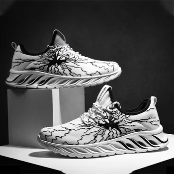 

2019 New winter fashion trend storm high quality casual ultra light element personality men's shoes sports shoes large size