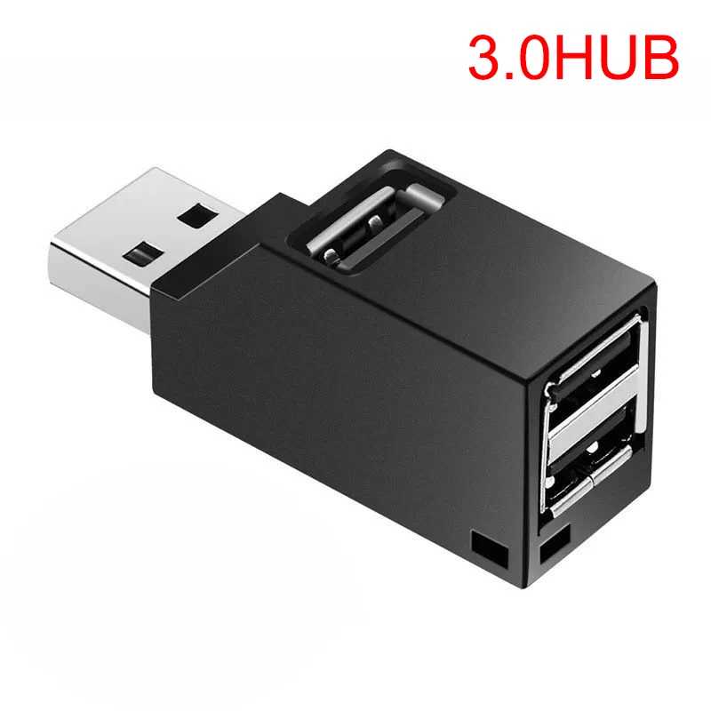 Несколько Порты USB мини-usb 3,0 2,0 концентратор для Xiaomi разветвитель автомобильный адаптер USB HUB 2,0 3,0 высокое Скорость планшет ноутбук компьютер - Цвет: Белый