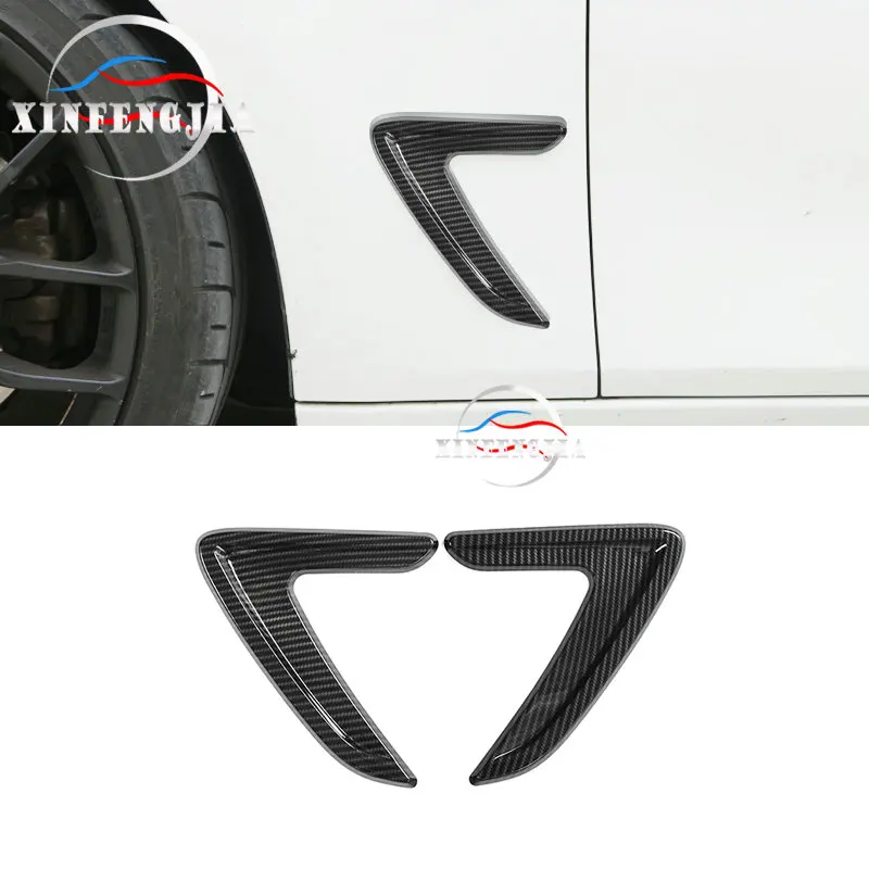 

For BMW 3 Series F30 13-18 Carbon Fiber Color Side Wing Air Flow Fender Cover Trim