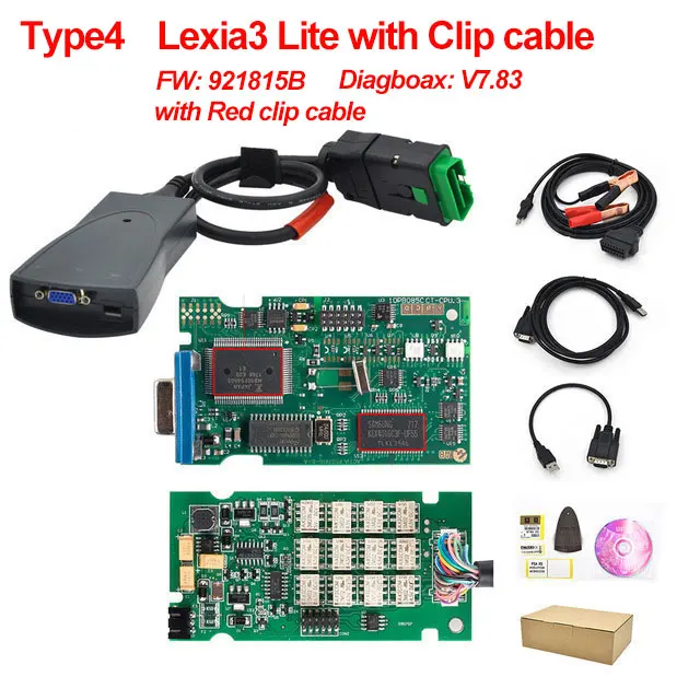 Lexia 3 PP2000 полный чип Diagbox V7.83 прошивка 921815C Lexia3 V48/V25 для Citroen для peugeot OBDII сканирование OBD2 диагностический инструмент - Цвет: LEXIA3 Light