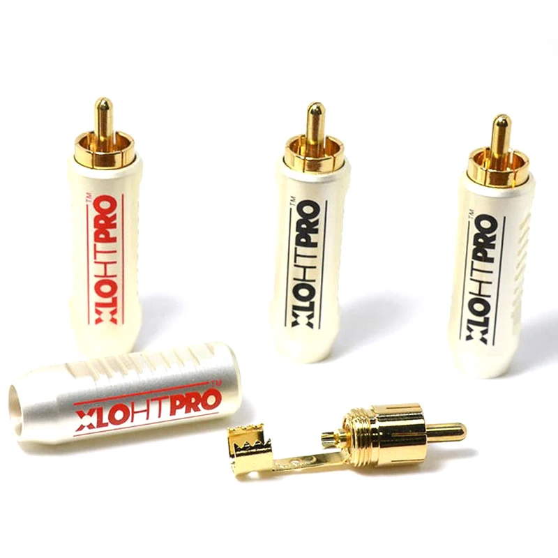 4 шт. XLO разъем Audiophile RCA разъем коннектор HiFi для DIY диаметр кабеля