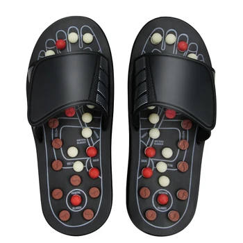 Feet Massage Slippers Foot Reflexology Acupuncture Therapy Massager Walk Stone Shoes Acupuncture Cobblestone Massager