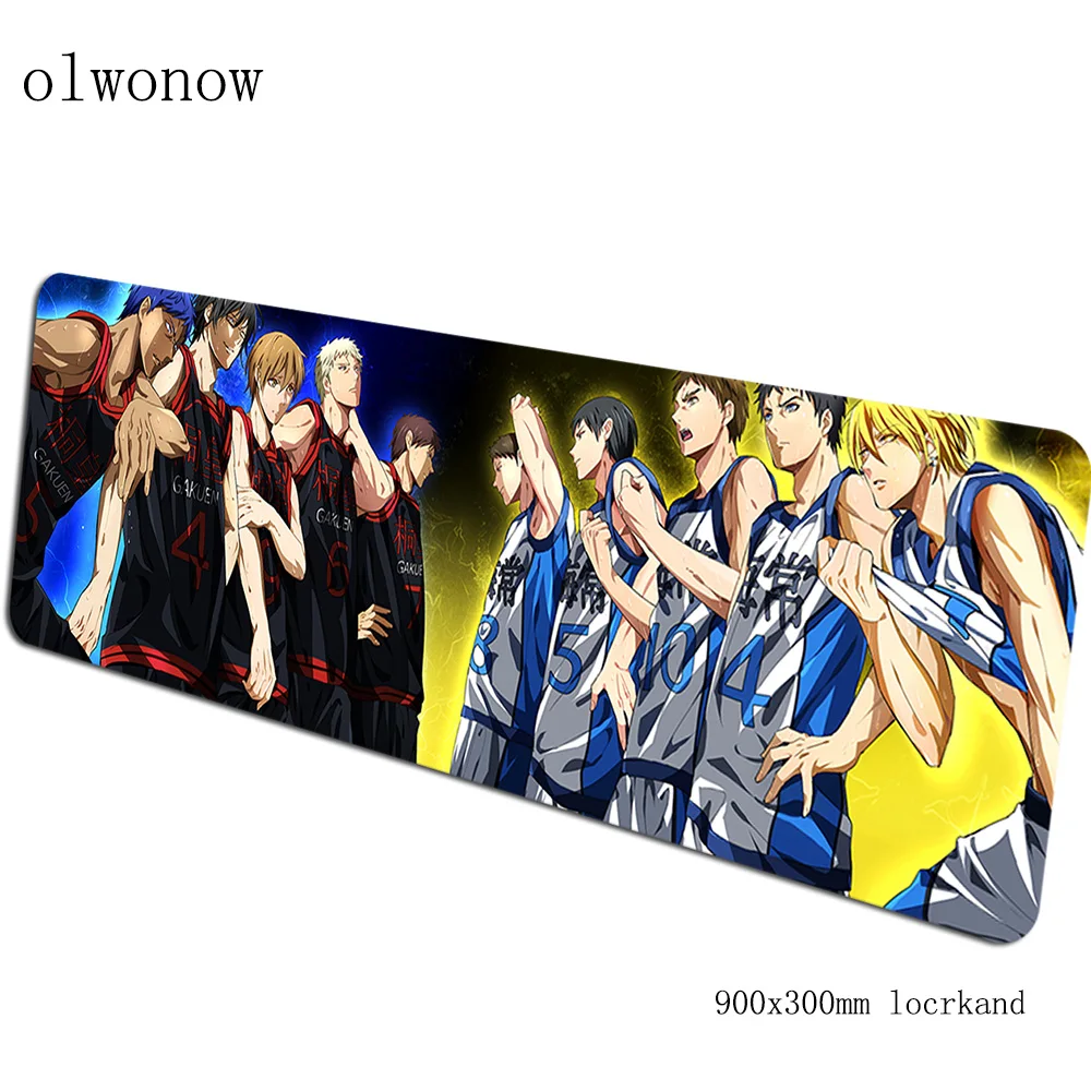 Kuroko no Basuke Высокое качество коврик для мыши 90x30 площадку для мышь Notbook коврик для компьютерной игровая клавиатура со встроенной мышью коврики для мыши