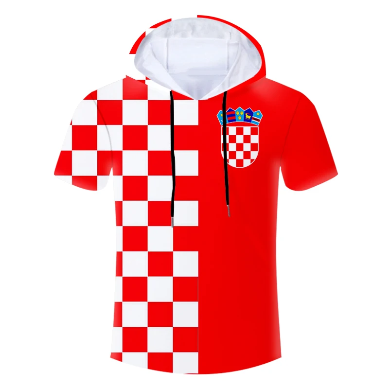 red and white checkered hoodie