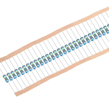 

uxcell 1/6 Watt 22R -910R 1KR Ohm Metal Film Resistors 0.25W 1% Tolerances 5 Color Bands 300 Pcs Group