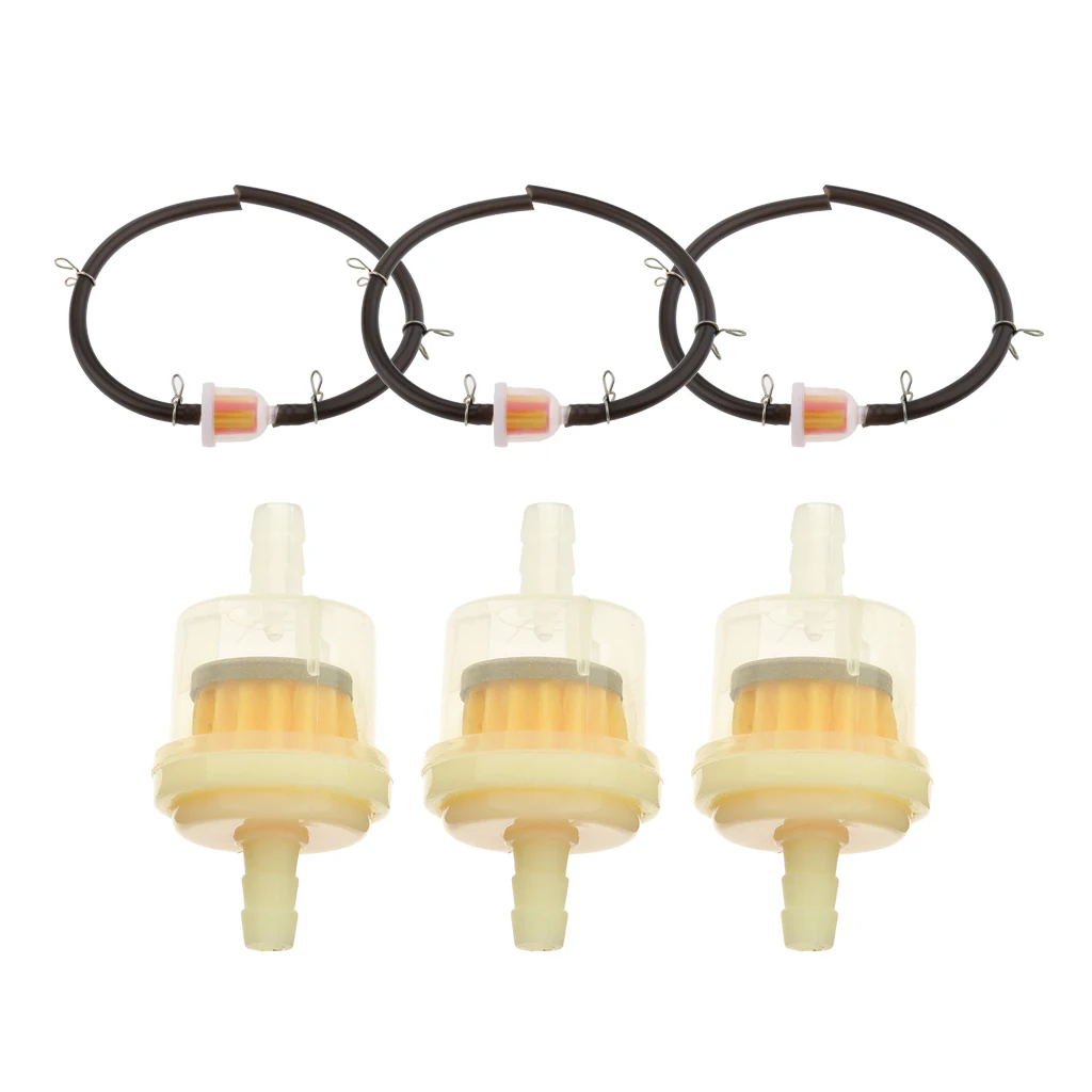 6PCs Mini Moto Gas Hose Line Fuel Filter Tube for 47cc 49cc Chinese Quad ATV 4-Wheeler Dirt Pocket Bike Mini Motorcycle