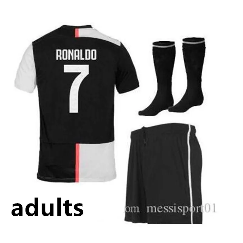 Комплект для взрослых+ носки juve Футбольная Футболка BUFFON Dybala DE LIGT Ramsey Ronaldo Kean футболка для взрослых 19/20 juve трикотажные изделия