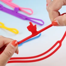 Милый силиконовый палец, Закладка, Офисная поставка, забавный подарок, 1 шт