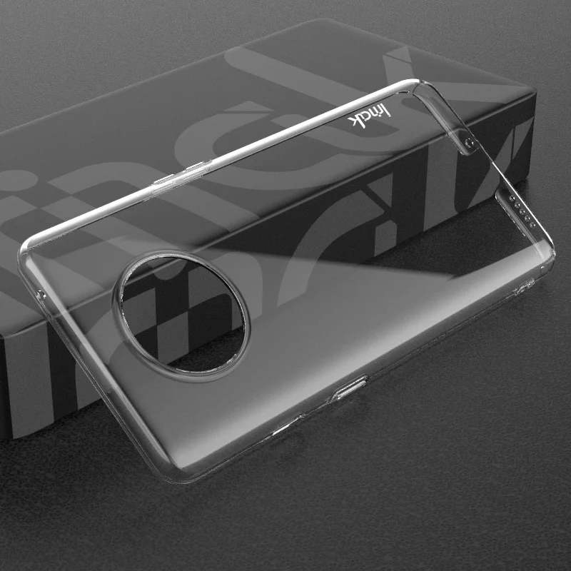 Прозрачный износостойкий жесткий чехол IMAK из поликарбоната для Oneplus 7T прозрачный 7T|Бамперы| |