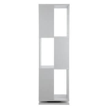

New 3 Tier Bookcase 360 Degree Rotating Corner Bookshelf Display Shelf Storage Media Tower 3 Tier Display Shelf Modern