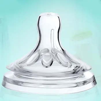 

Infant Silicone Pacifier Non-Toxic Safe Baby Teats Nipples Transparent Soft Simple Baby Feeding Tool