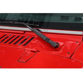 

Carbon Fiber Front Rear Window Windshield Wiper Cover For Jeep Wrangler JK 07-17 New And High Quality