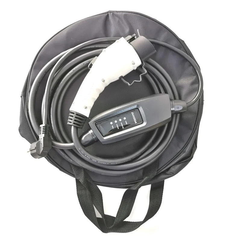 EV сумка для электромобиля EVSE портативный SAE J1772 IEC62196 Тип 2 кабель зарядное