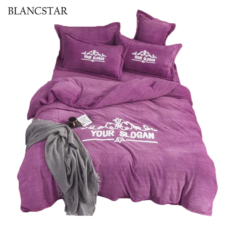 

Blancstar Bedding Sets 3D Embroidery Bed Linen Stitch Bedding Set Comforter Bedding Set Comfort Q041