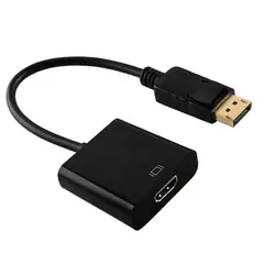 DP к HDMI адаптер высокой четкости кабель большой корпус DP поворачивает HDMI Трансвертер разрешение 1920X1080 P 60 Гц