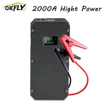 

GKFLY Emergency Starting Device 2000A 12V Car Jump Starter Power Bank Car Charger For Car Battery Booster Buster Newest Reboot