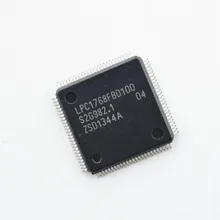 1 pçs/lote LPC1768FBD100 LQFP100 LPC1768FBD QFP LPC1768 32-bit ARM Cortex-M3 LQFP100 microcontrolador IC novo e original Em Estoque