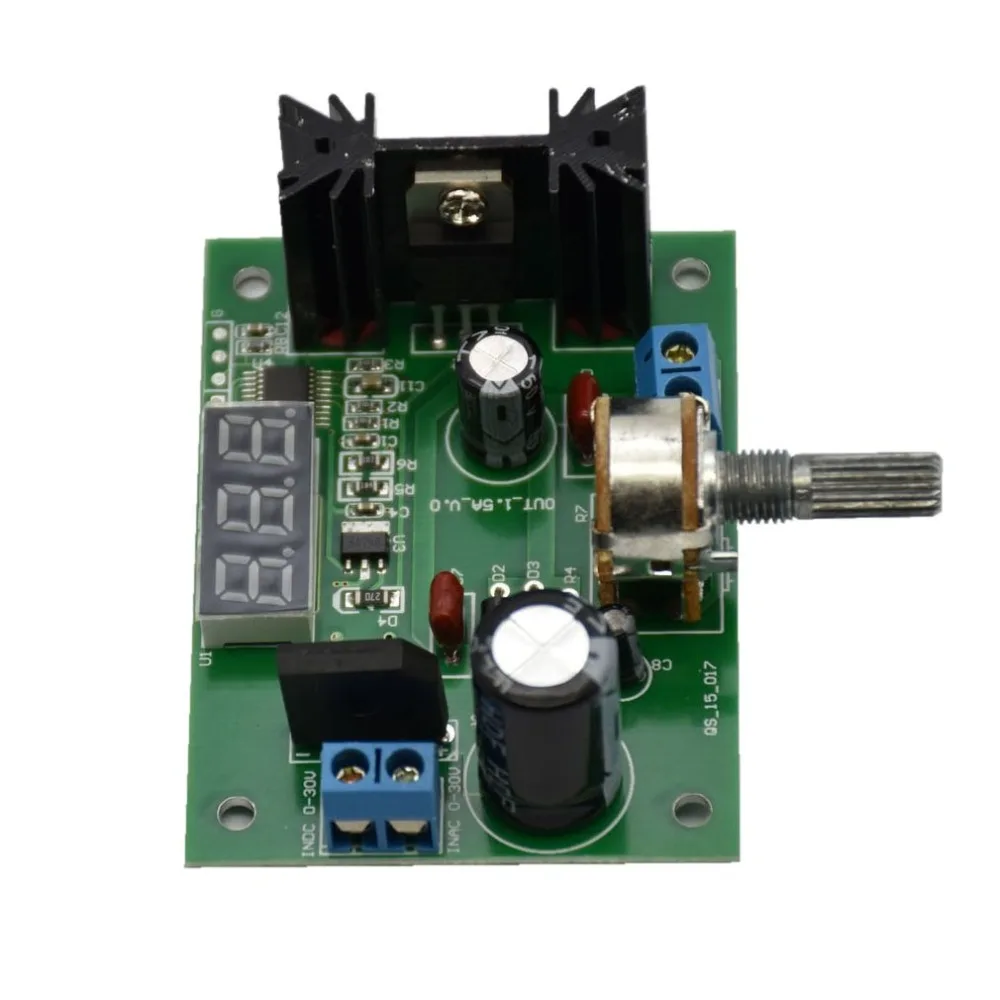 LM317 DC-DC понижающий преобразователь модуль линейной платы LM317 регулируемый регулятор напряжения источник питания