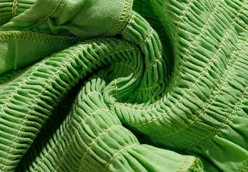 SheMujerSky женский зеленый укороченный топ, женские эластичные топы с оборками, сексуальные топы debardeur femme