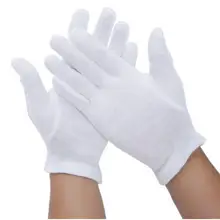 Утолщенная белая рама износостойкие хлопковые перчатки etiquette wenwan Универсальные Перчатки