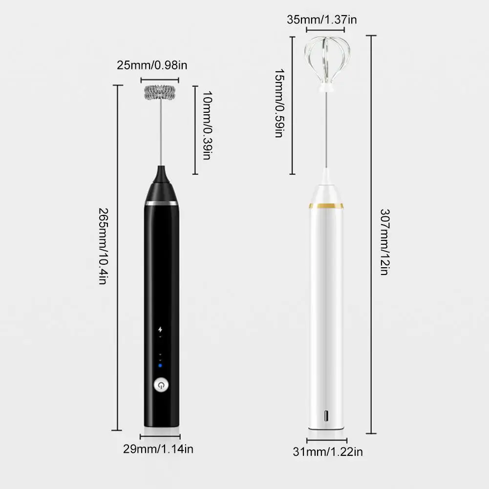 Горячий Usb заряжаемый двойной пружинный венчик Электрический вспениватель молока из нержавеющей стали ручной молочный пенообразователь Миксер для напитков два Spe