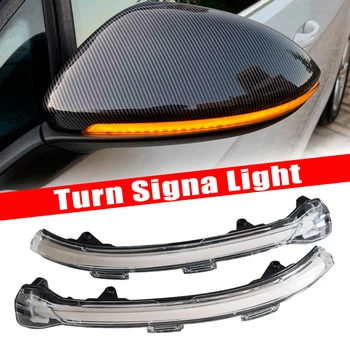 

Side Mirror Flasher Light For VW Golf 7 MK7 7.5 GTI R Sportsvan Touran L II LED Dynamic Turn Signal Light Flowing Water Blinker