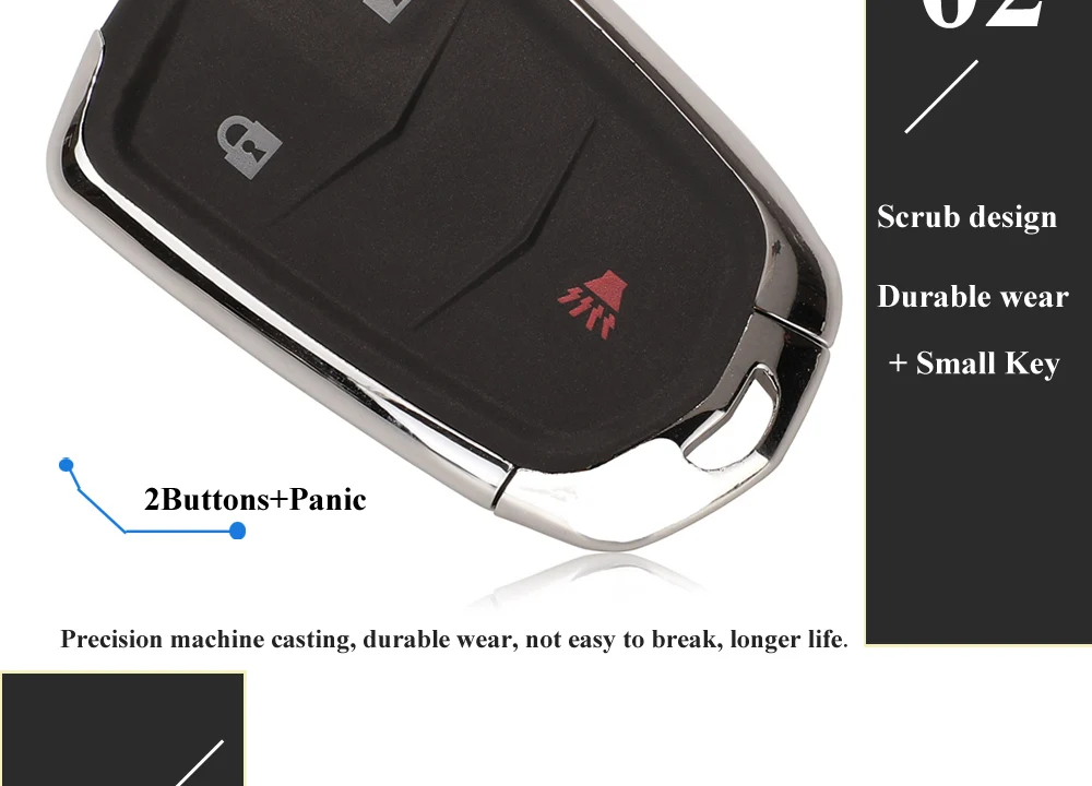 Jinyuqin 3/4/5/6 pulsanti Smart Remote Car Key Shell per Cadillac SRX CTS ATS XTS Escalade ESV Keyless Case FOB sostituzione 14 Jinyuqin 3/4/5/6 pulsanti Smart Remote Car Key Shell per Cadillac SRX CTS ATS XTS Escalade ESV Keyless Case FOB sostituzione - Hd4c708401256409fa0e6fda179b5f20fc