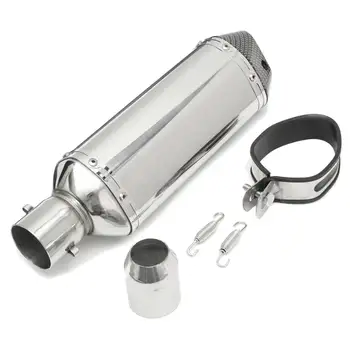 

Universial 38-51mm Motorcycle Exhaust Muffler Pipe Silencer Dirt Street Bike Stainless Steel For Suzuki For Honda