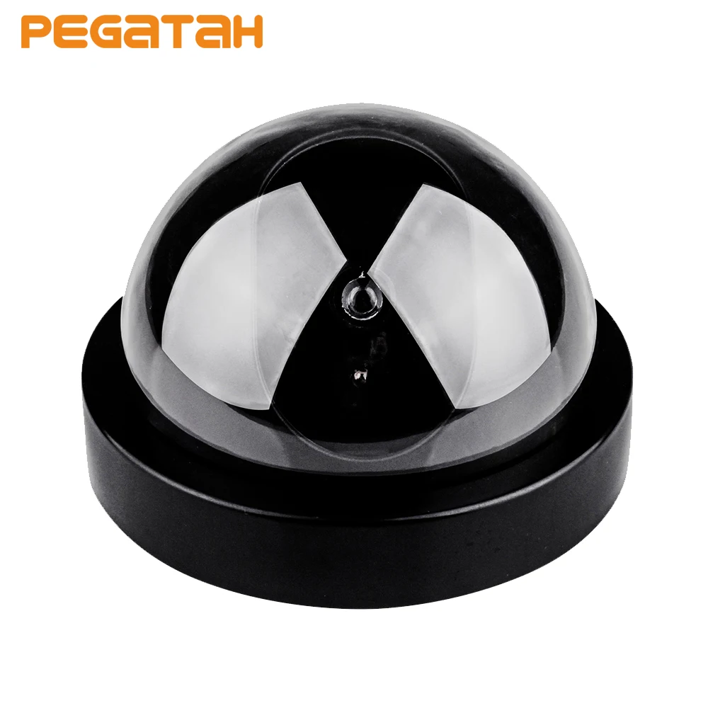 Outdoor / Indoor Video Surveillance Camera Fake Home Dome Dummy With Flashing Red LED Light CCTV Security Cameras | Видеонаблюдение