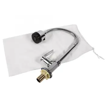 

360 Degree Zinc Alloy Kitchen Faucet Single Lever Mixer Water Faucet with Flexible Spout for Home