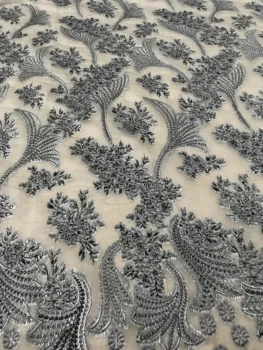 

special Nigerian Lace Fabric S-9993 embroidered tull net lace fabric for fashion dress