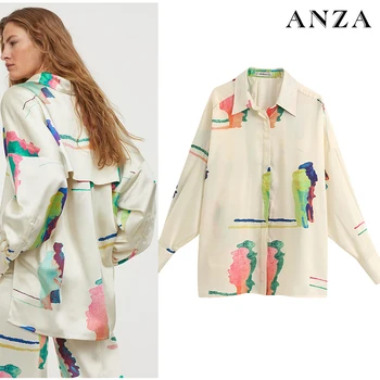 

women chiffon blouse floral printed long sleeve top