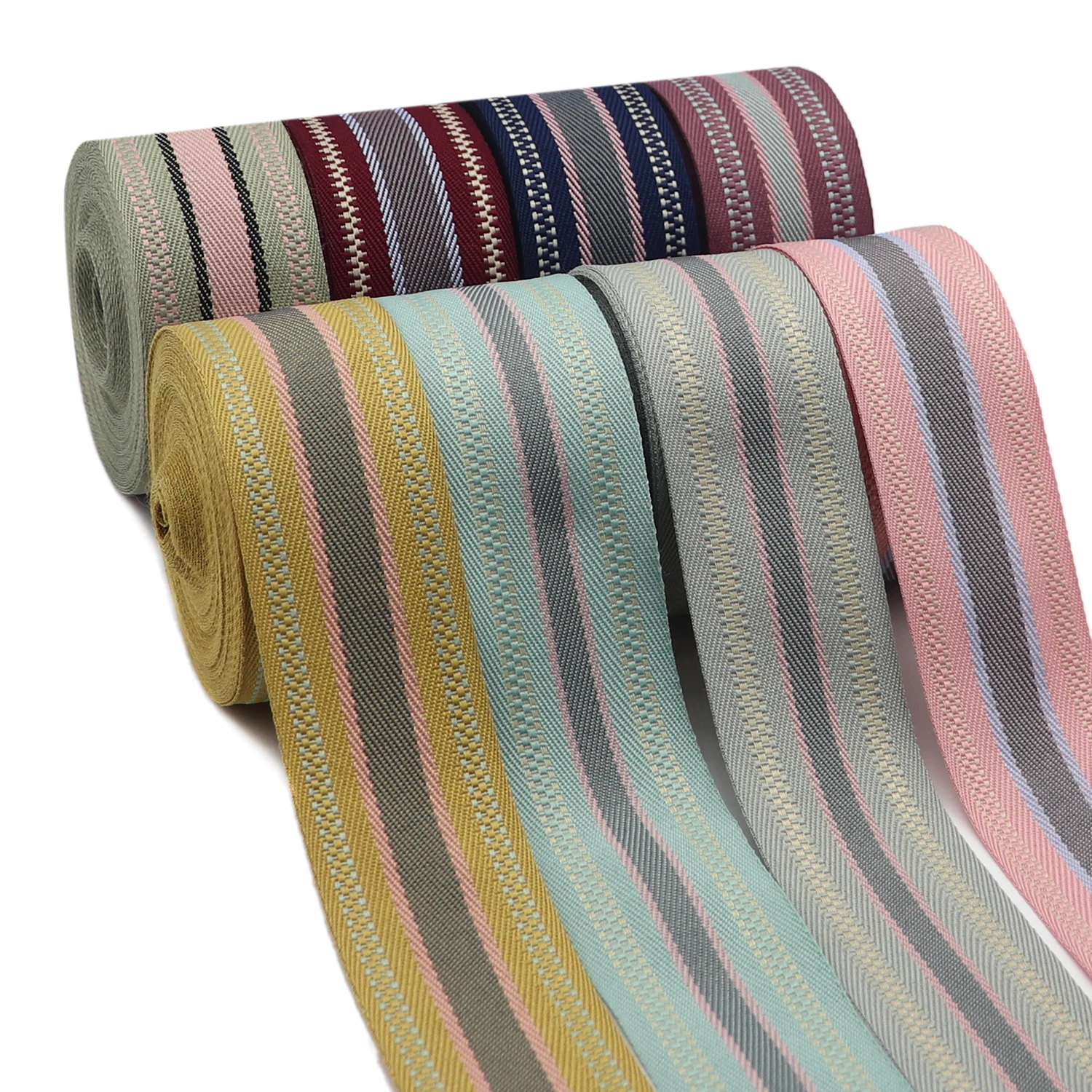 10 Yards 16MM/25MM/38MM Striped Color Collision Ribbon for Hair Bows DIY Crafts Handmade Accessories M19081903