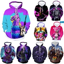 Детские 100 см-150 см аниме игровой Мужская Уличная толстовки с капюшоном в стиле «хип-хоп» свитер Для мужчин и Для женщин Толстовка Harajuku топы