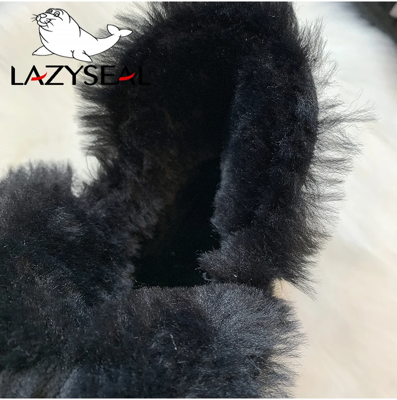 LazySeal/Новинка года; стильная женская обувь; модные серебристые Зимние теплые плюшевые ботинки с цепочкой; обувь для девочек; студенческие ботинки; Лидер продаж