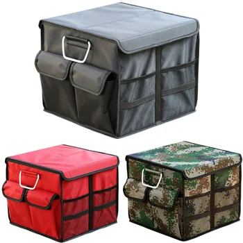 

36L Car Storage Organizer Trunk Collapsible Toys Food Storage Truck Cargo Container Bags Box Car Stowing Tidying Universal