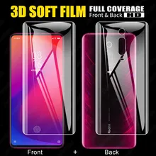Передняя и задняя полное покрытие гидрогель пленка из ТПУ Экран протектор для Xiaomi mi 9T 9 8 SE Lite Red mi Note 8 7 6 K20 Pro Pocophone F1
