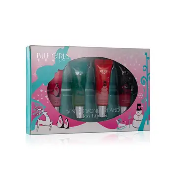 

24pcs/lot Gloss Lip Set Brand Lip gloss Lip Plumper Makeup Lip Gloss Moisturizer Plump Volume Mineral Oil Sexy Lip Tint 4pcs/set