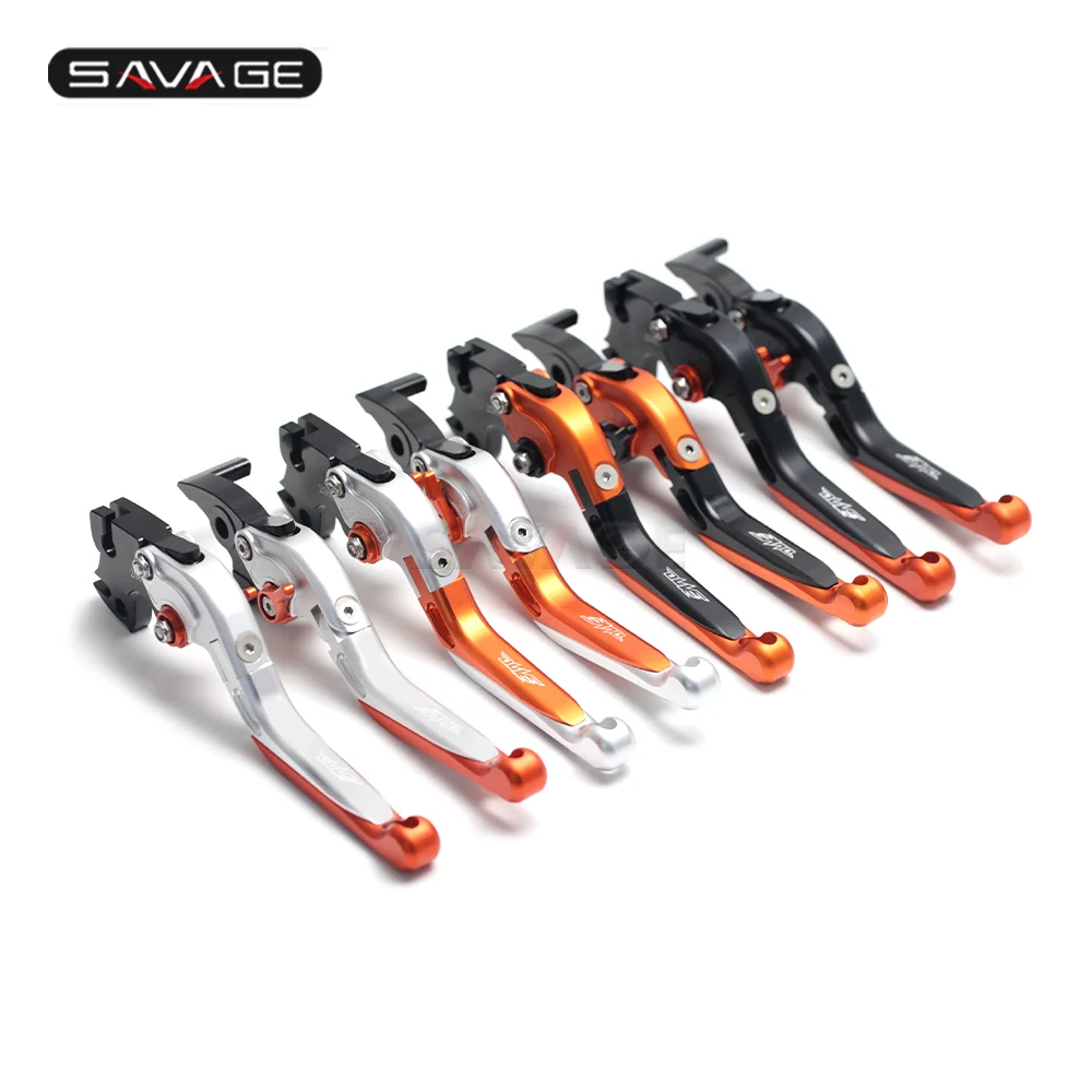 Сцепные рычаги для KTM DUKE 125 200 250 390 2012- Мотоцикл аксессуары складной выдвижной рычаг логотип DUKE